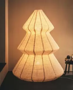 LINEN CHRISTMAS TREE LAMP (150 CM)