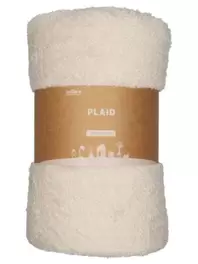 Plaid XL 200 x 220 cm – beige