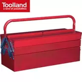 Coffre à outils accordéon en métal