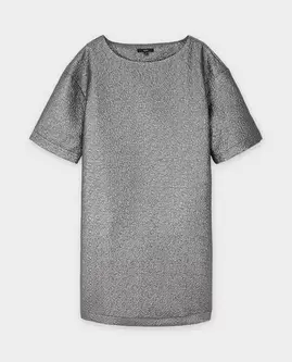 Robe métallisée structurée