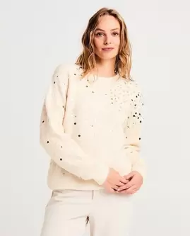 Pull à paillettes