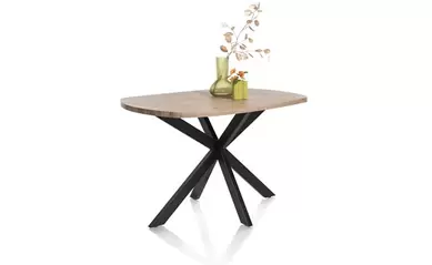 Tafel Pavarotti - 130x110 - centrale poot in metaal