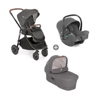 Poussette trio Versatrax + nacelle Ramble XL + coque i-Snug 2 shell gray Poussette trio Versatrax + nacelle Ramble XL + coque i-Snug 2 shell gray