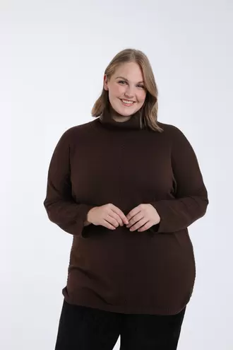 Effen tuniektrui met coltrui €43,99 €54,99 -20%