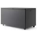 Kussenbox aluminium zwart B 164 x D 84 x H 99 cm