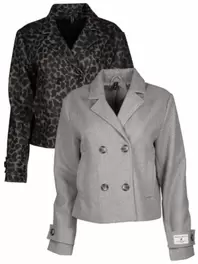 Manteau court – brun ou gris