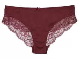 Culotte lurex lurex violet avec dentelle taille M – XXL