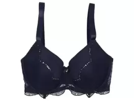 Soutien-gorge bleu avec paillettes taille 75E – 85F