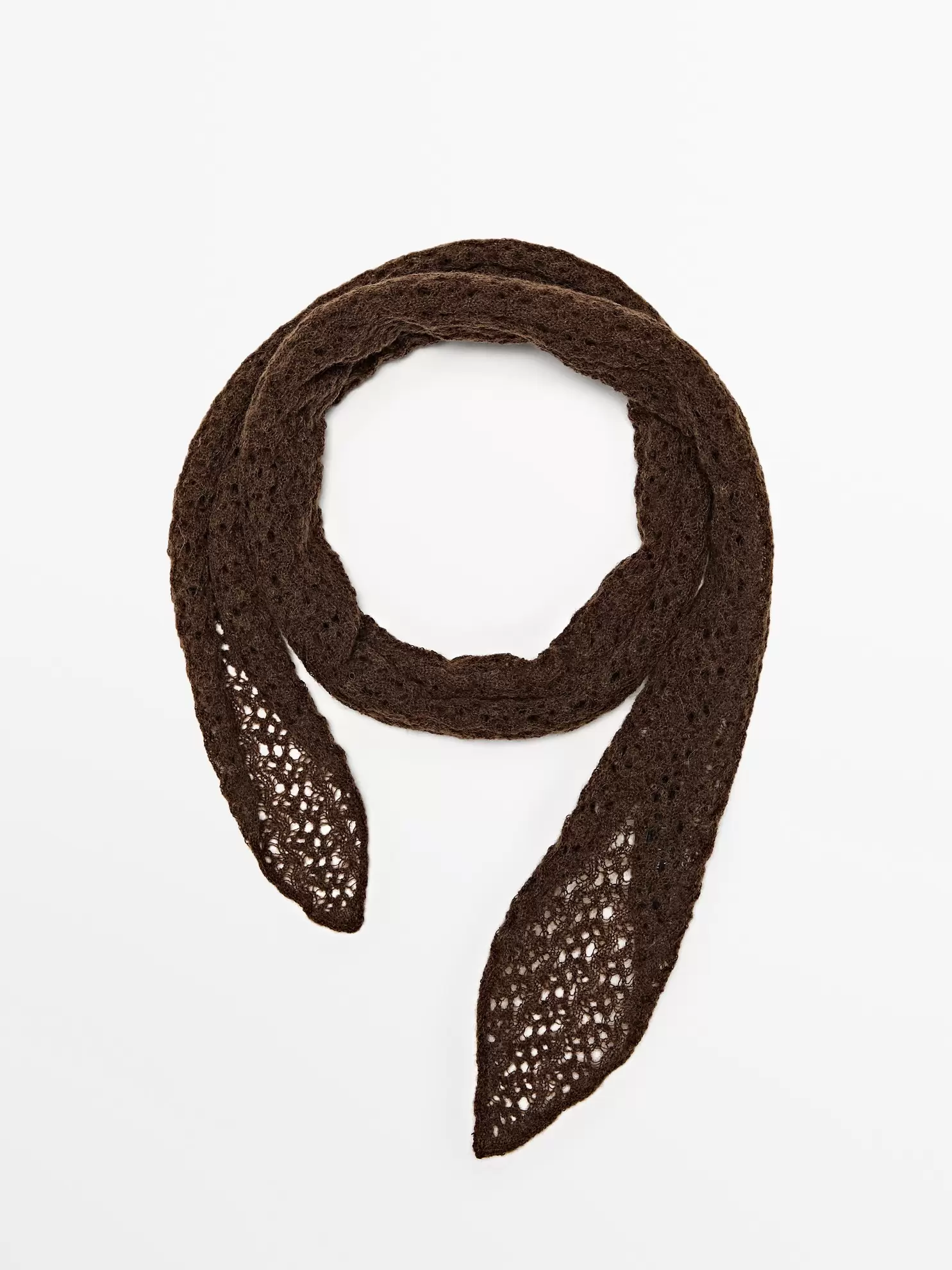 Foulard cravate en maille