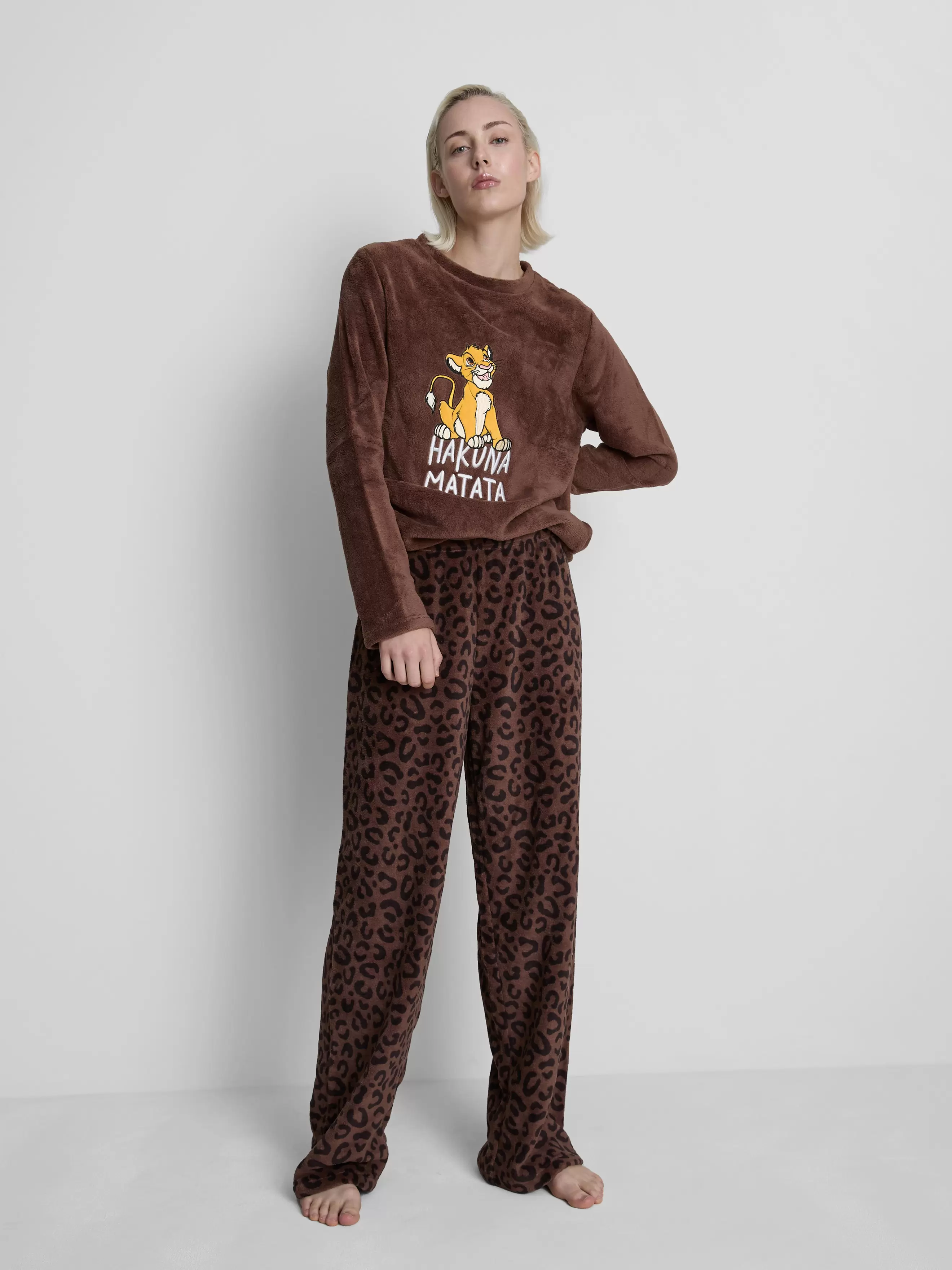 Pyjama sweat-shirt duveteux Disney