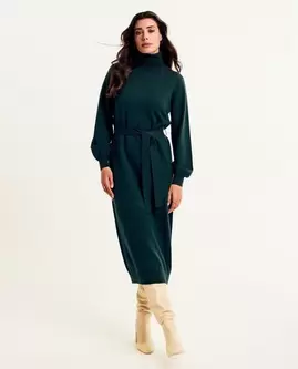 Robe vert foncé
