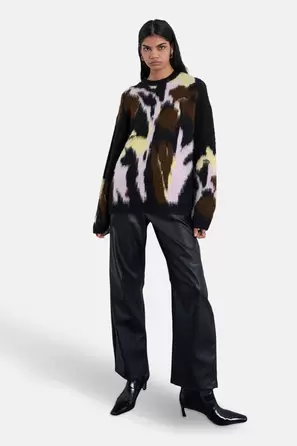 Pull met ronde hals - Multicolor