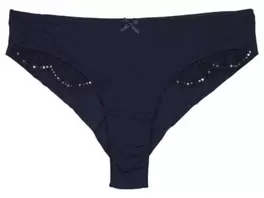Culotte brésilienne bleu avec paillettes taille M – XXL