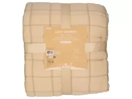 Couette sans housse motif carreaux 140 x 200 cm