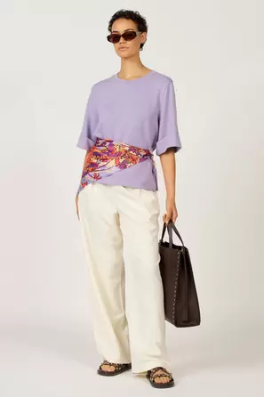 T-shirt met korte mouwen - paars