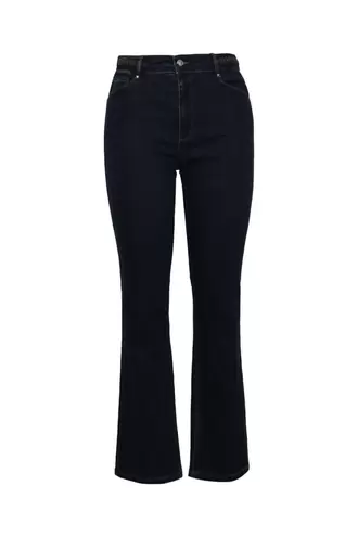 Jeans Mia recht L32 met vlechtdetail €65,99