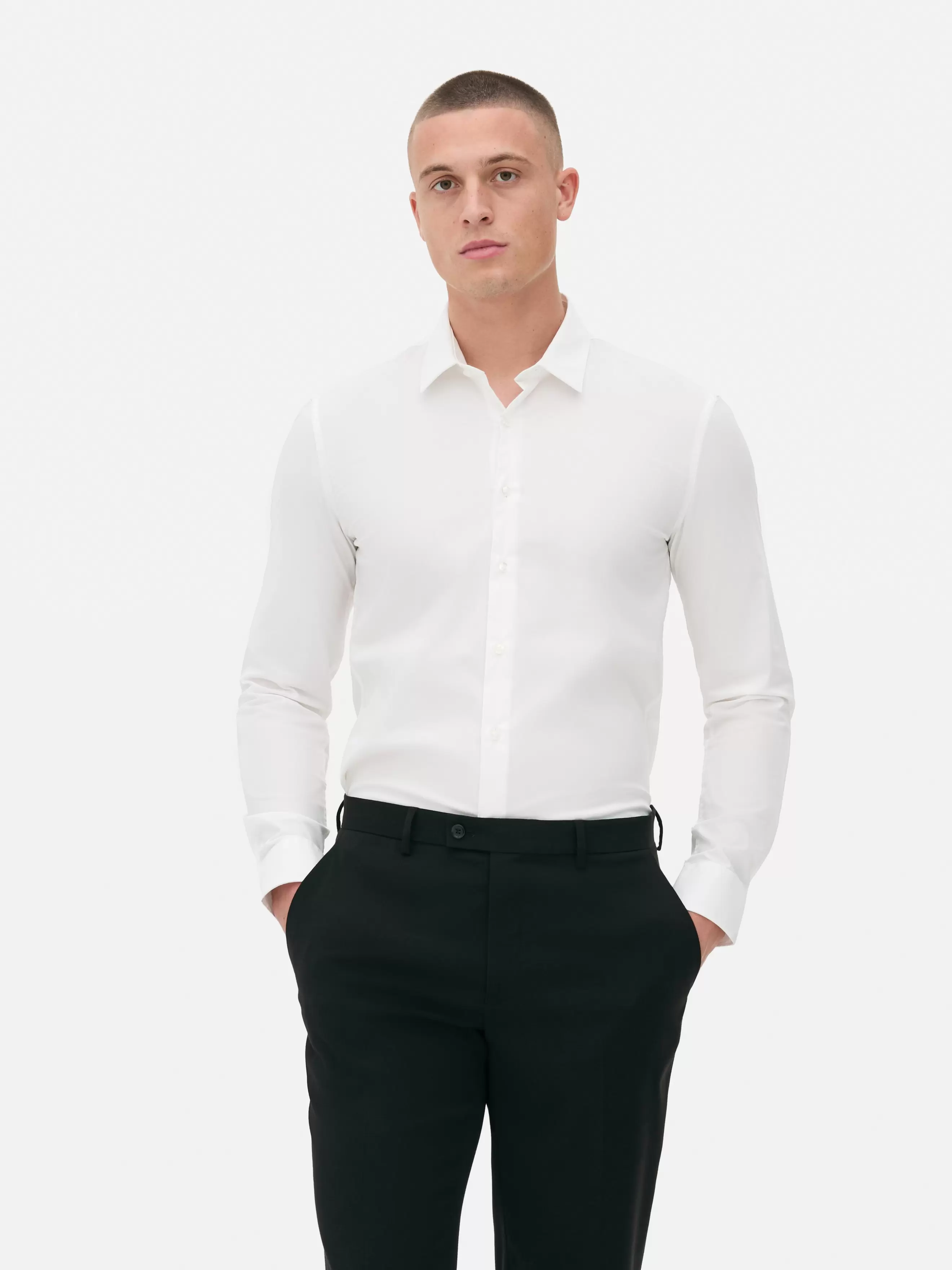 Chemise stretch boutonnée
