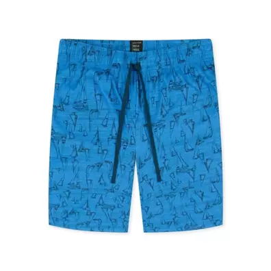 Schiesser Bermuda Indigo Blue Shorts Model 182186