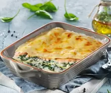 Zalmlasagne
