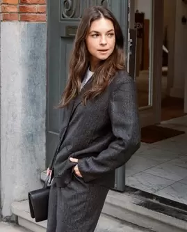 Blazer gris foncé, Selected by Nanja