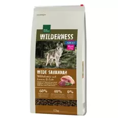 WILDERNESS Maxi Adult Wide Savannah met wild zwijn, lam en eend 12 kg