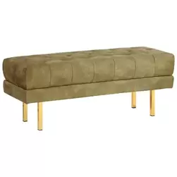 Banc ROSEVILLE Vert olive Velours