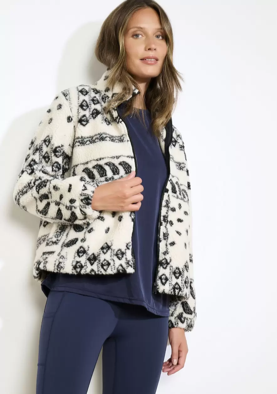 Veste polaire imprimée