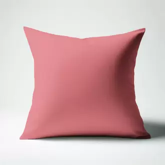 Taie d'oreiller ou taie de traversin coton TERTIO® - Rose - Vieux Rose