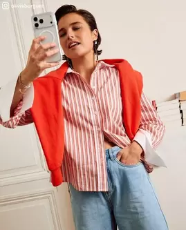 Chemise avec fines rayures