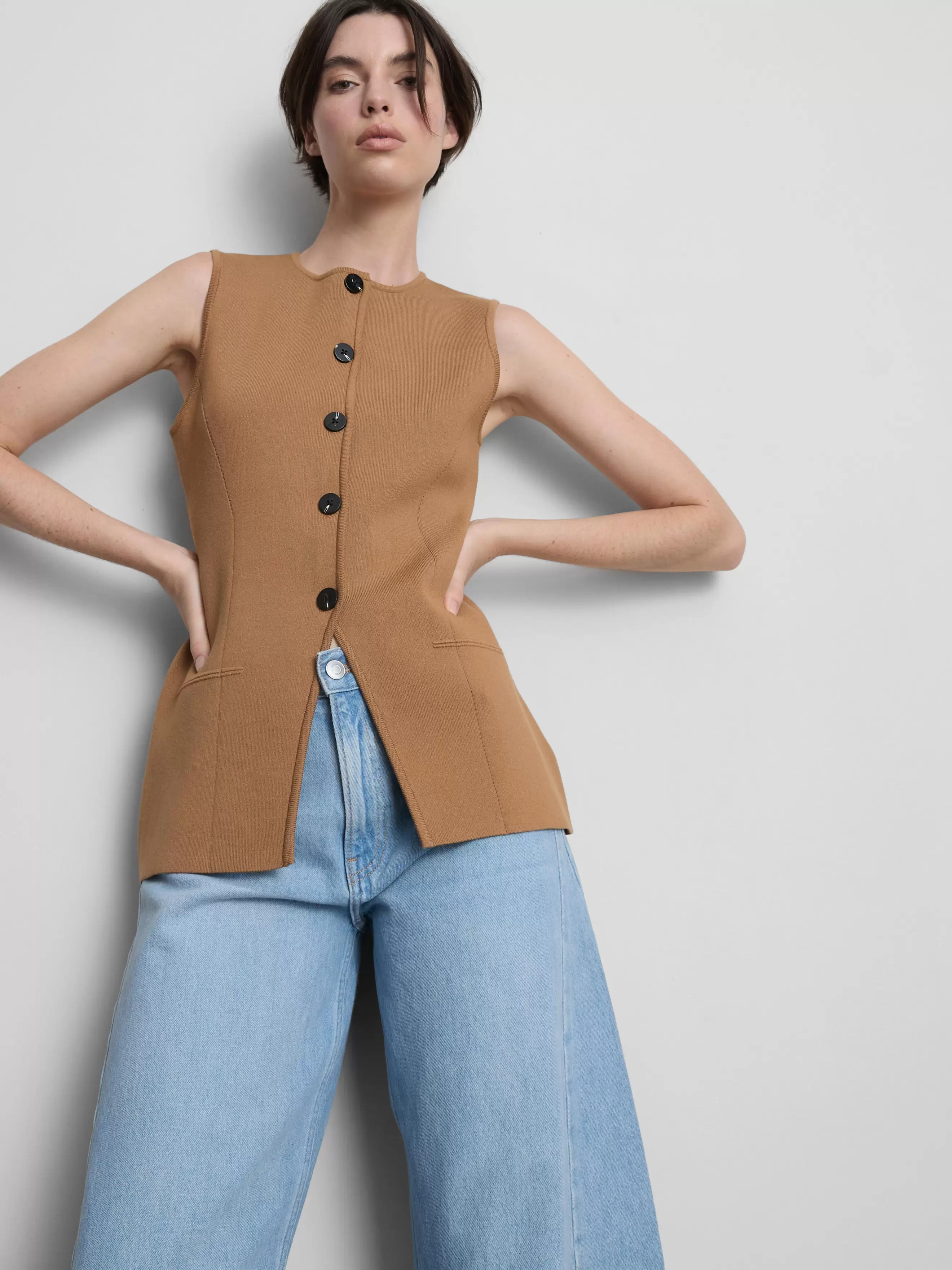 MAJOR FIND | Gilet de costume structuré