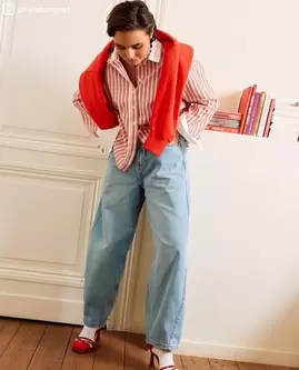 Jeans bleu clair, balloon fit