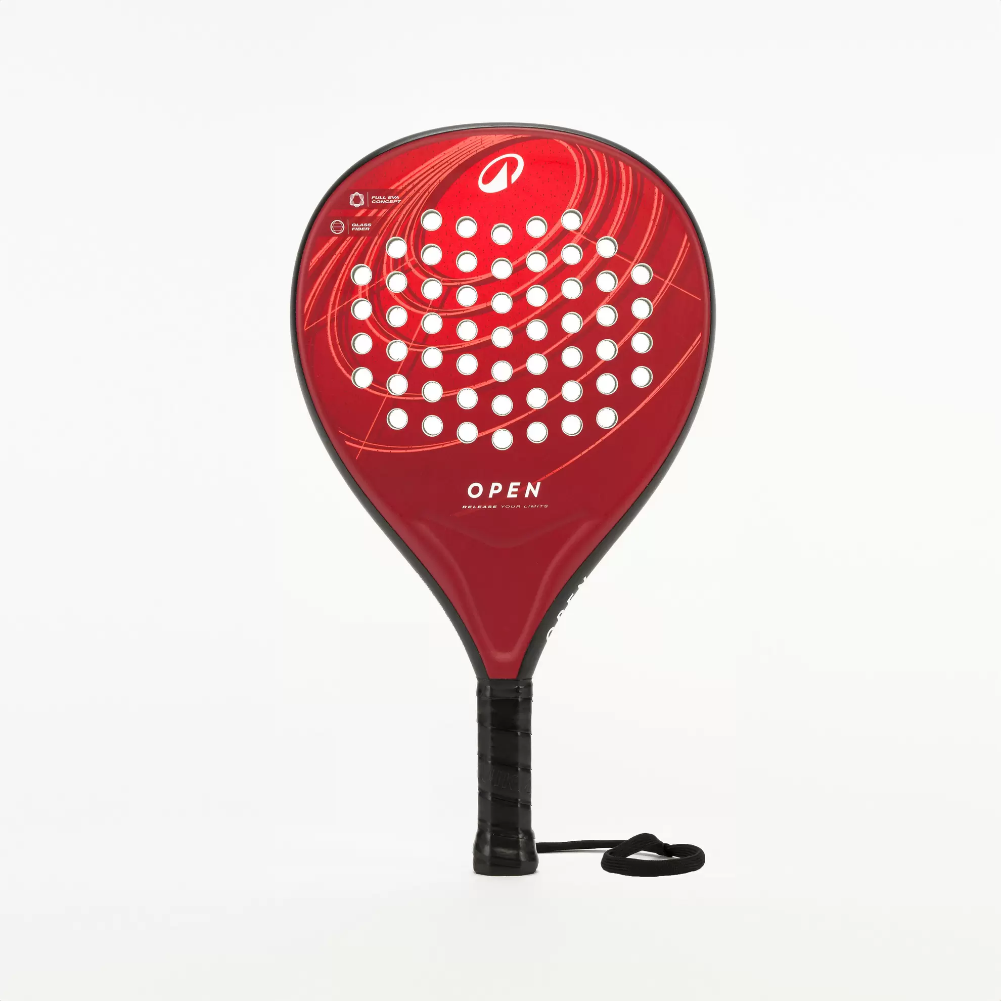 Padelracket voor volwassenen PR OPEN rood
