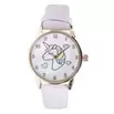 Montre enfant fille licorne en acier bracelet simili Ø3,5xL23cm (2 modèles)
