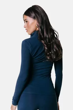 T-shirt met lange mouwen - blauw