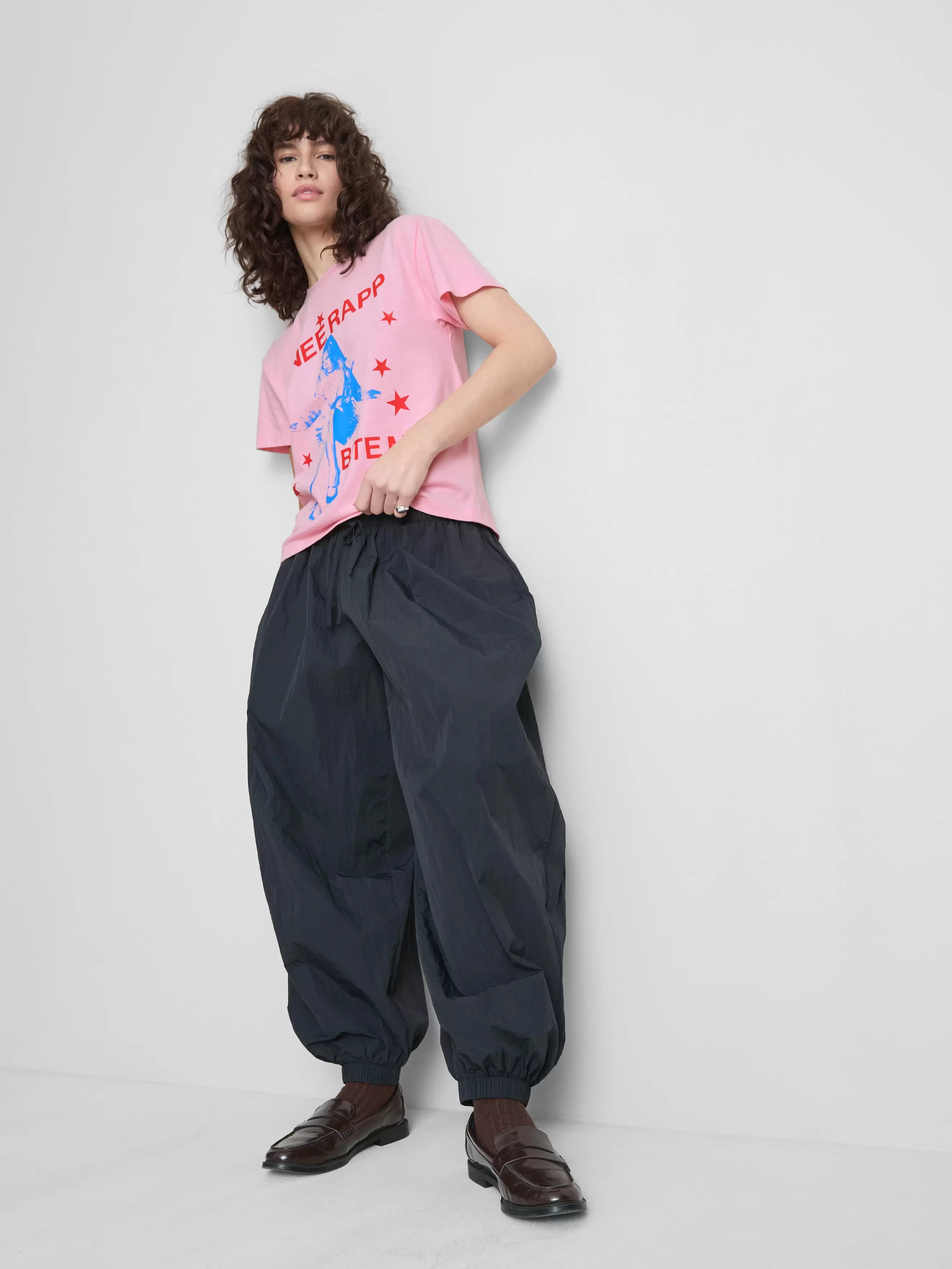 T-shirt en coton à motif Reneé Rapp