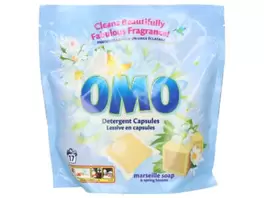 Omo lessive Savon de Marseille 17 capsules