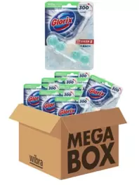 Glorix blocs WC javel mégabox 9 pièces
