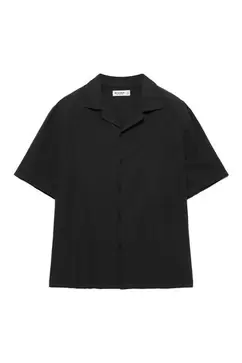 Chemise à manches courtes en lin