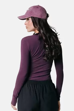Top (lange mouwen) paars