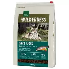 WILDERNESS Senior Dark Fjord edelhert en zalm met eend 4 kg