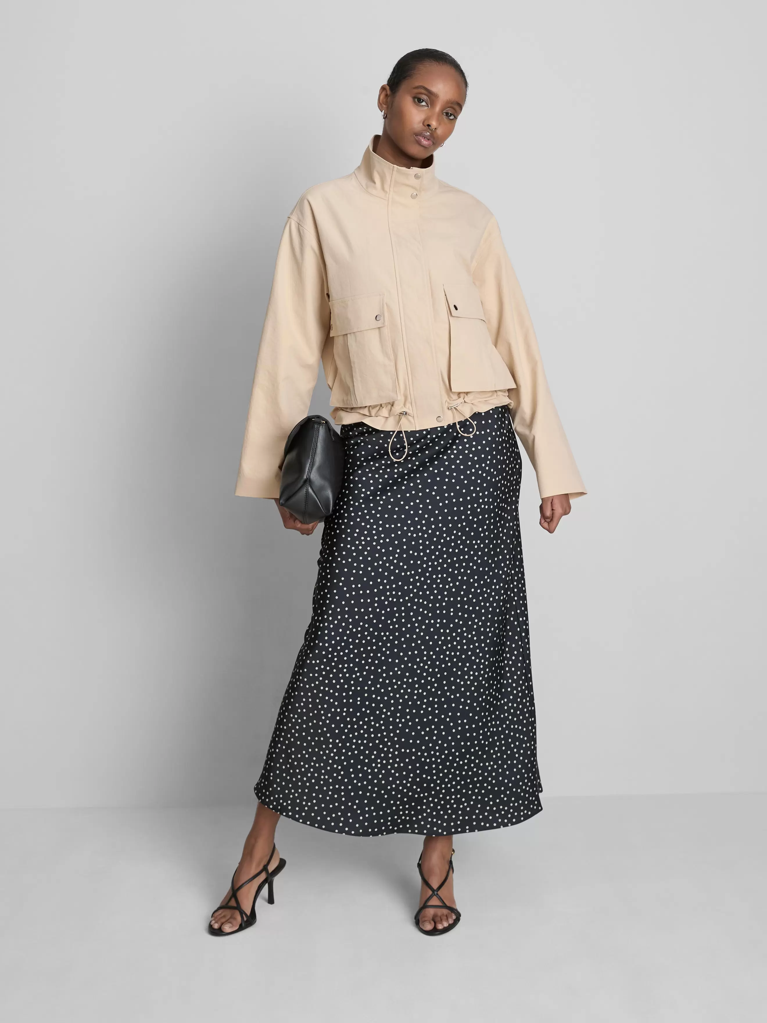 Veste utilitaire droite courte