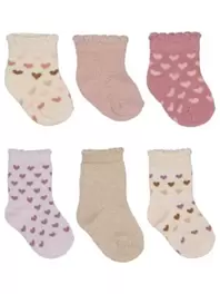 Chaussettes cœurs bébé 3 paires taille 50/56 – 86/92