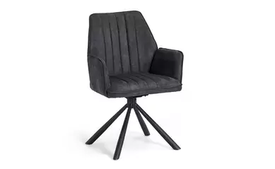 Draaiarmstoel Wayne - antraciet