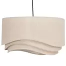 Wavea - Suspension en tissu beige D50