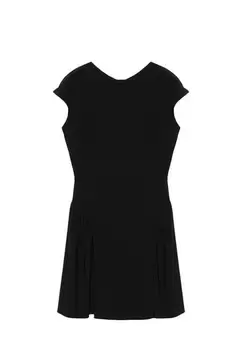 Robe courte froncée