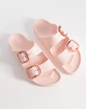Birkenstock Arizona Big Buckle EVA in light rose