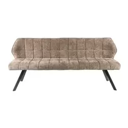Banc de salle à manger Ramon 180 cm tissé - champagne