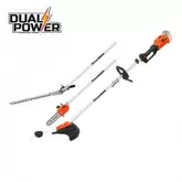 DUAL POWER Outil de jardin 4 en 1 40V - sans batterie
