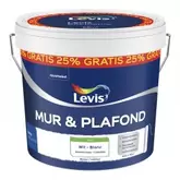 LEVIS mur & plafond blanc mat 5 litres