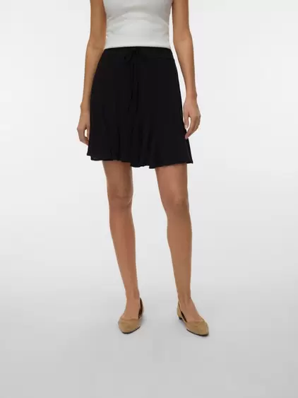 VMMENNY Taille haute Jupe courte